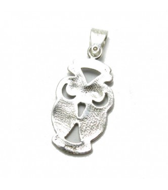 PE001284 Genuine sterling silver pendant hallmarked solid 925 Owl  Empress
